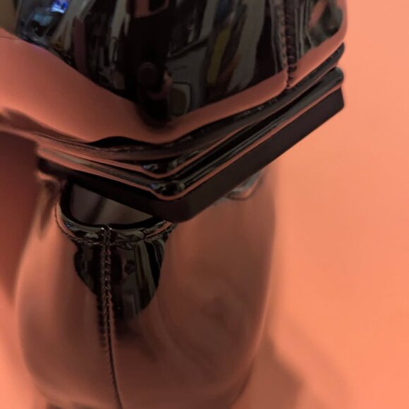 Franco Sarto black patent buckle size 9 - Picture 7 of 7